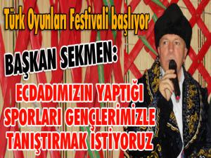 Türk Oyunları Festivali basın lansmanı gerçekleştirildi