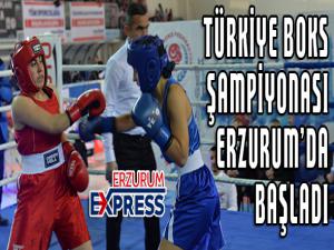 Türkiye Ferdi Boks Şampiyonası Erzurumda başladı