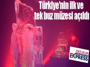Türkiyenin ilk ve tek buz müzesi KUDAKA desteğiyle açıldı
