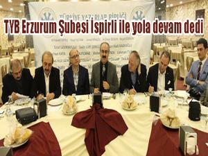 TYB Erzurum Şubesi İspirli ile yola devam dedi 