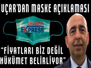 Uçardan maske açıklaması