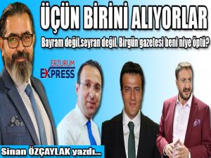 ÜÇÜN BİRİNİ ALIYORLAR