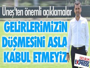 Üneş'ten önemli açıklamalar