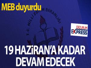 Uzaktan eğitim süreci 19 Haziran Cuma gününe kadar devam edecek