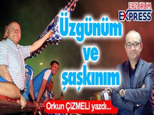 Üzgünüm ve şaşkınım...