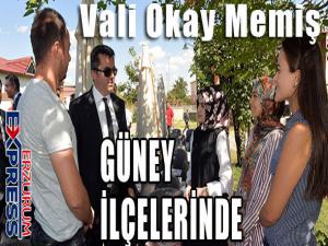 Vali Memiş güney ilçelerinde...