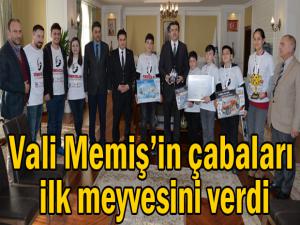 Vali Memişin çabaları ilk meyvesini verdi