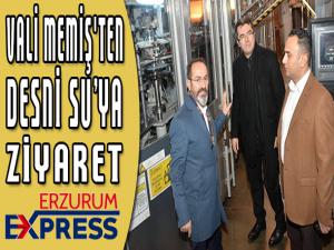 VALİ MEMİŞ'TEN DESNİ SUYA ZİYARET