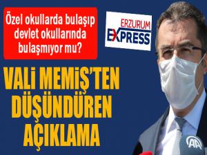 Vali Memiş'ten okullarla ilgili düşündüren açıklama!