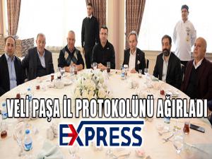 VELİ PAŞA İL PROTOKOLÜNÜ AĞIRLADI