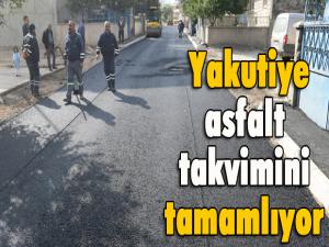 Yakutiye, asfalt takvimini tamamlıyor 