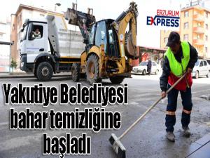 Yakutiye Belediyesi bahar temizliğine başladı