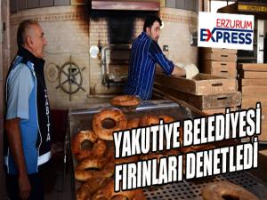 Yakutiye Belediyesi fırınları denetledi