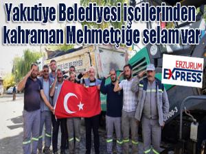 Yakutiye Belediyesi işçilerinden kahraman mehmetçiğe selam var...