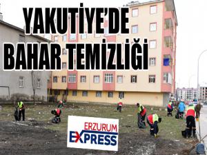 Yakutiye'de bahar temizliği yapıldı