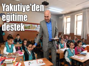 Yakutiye'den eğitime destek 