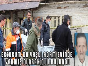 Yaşlı adam evinde yanmış olarak ölü bulundu