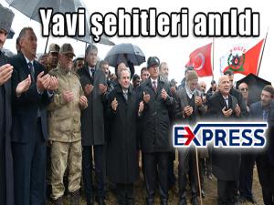 Yavi şehitleri anıldı 