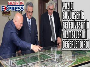 YAZICI, BÜYÜKŞEHİR BELEDİYESİ'NİN HİZMETLERİNİ DEĞERLENDİRDİ