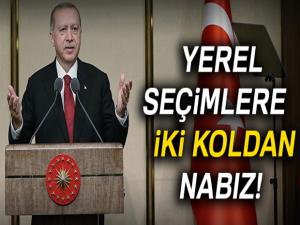 Yerel seçimlere iki koldan nabız