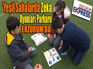 Yeşil Sahalarda Zeka Oyunları Parkuru Erzurum'da 