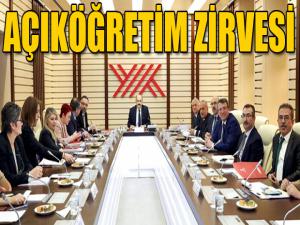 YÖK Başkanı Prof. Dr. Yekta Saraç'tan açıköğretim zirvesi 