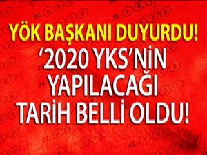 YÖK Başkanı Yekta Saraç açıkladı! İşte YKS tarihi