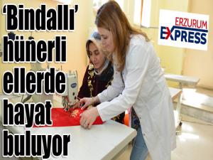 Yöresel kıyafet Bindallı hünerli ellerde hayat buluyor