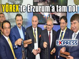 YÖREXte Erzuruma tam not 