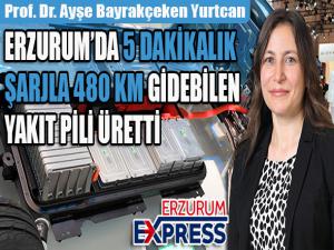 Yurtcan,5 dakikalık dolumla şarj olup yaklaşık 480 kilometre yol gitmeyi sağlayan yakıt pili üretmeyi başardı.