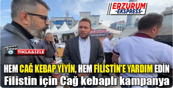 HEM CAĞ KEBAP YİYİN, HEM FİLİSTİN'E YARDIM EDİN