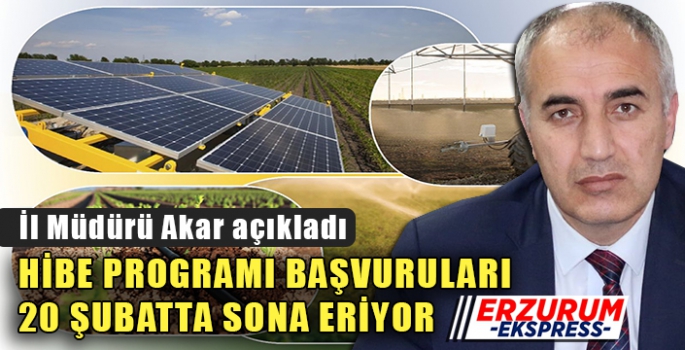 HİBE PROGRAMI BAŞVURULARI 20 ŞUBATTA SONA ERİYOR