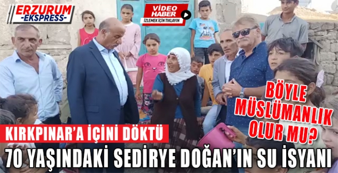 HINIS'TA SEDİRYE NİNE, KIRKPINAR'A İÇİNİ DÖKTÜ