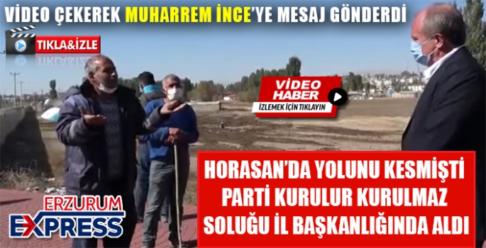 HORASAN’DA YOLUNU KESMİŞTİ