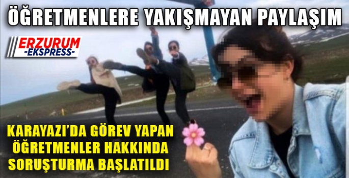 İLÇE GİRİŞİNDE PAYLAŞTIKLARI BU FOTOĞRAF TEPKİLERE SEBEP OLDU