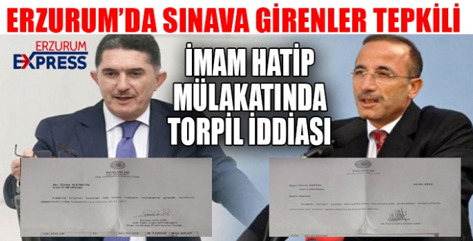 İMAM HATİP SINAVINDA TORPİL İDDİASI 