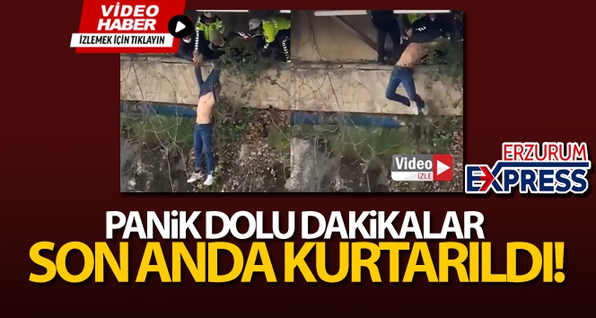 İntihara kalkışan genç son anda kurtarıldı