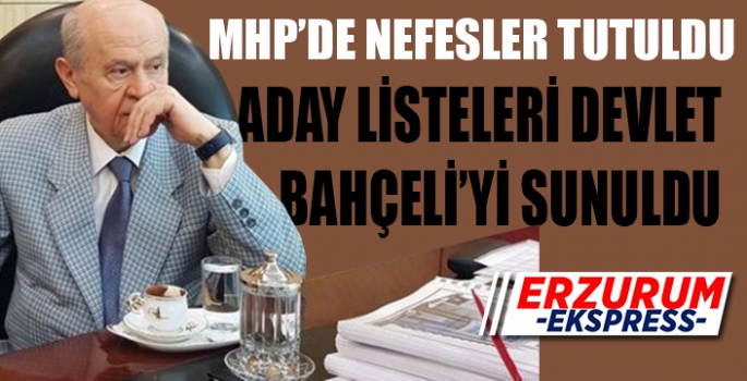 İSİMLER GENEL BAŞKANA SUNULDU, MHP 7 NİSAN'DA AÇIKLAYACAK