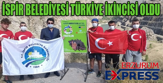 İSPİR BELEDİYESİ TÜRKİYE İKİNCİSİ OLDU