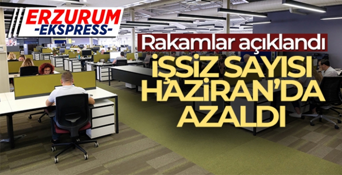 İşsiz sayısı Haziran'da azaldı