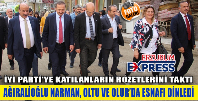 İYİ Parti Genel Başkan Yardımcısı Ağıralioğlu, Erzurum’da esnafın sorunlarını dinledi