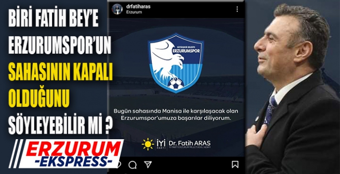 İYİ PARTİ MİLLETVEKİLİ ADAYI Dr.FATİH ARAS'IN PAYLAŞIMI, HABERİ YOK MU SORULARINI SORDURDU.