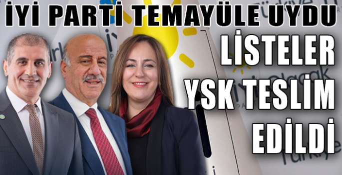 İYİ Parti temayüle uydu, Zekai Kaya liste başı