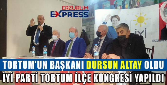 İYİ PARTİ TORTUM İLÇE KONGRESİ YAPILDI 