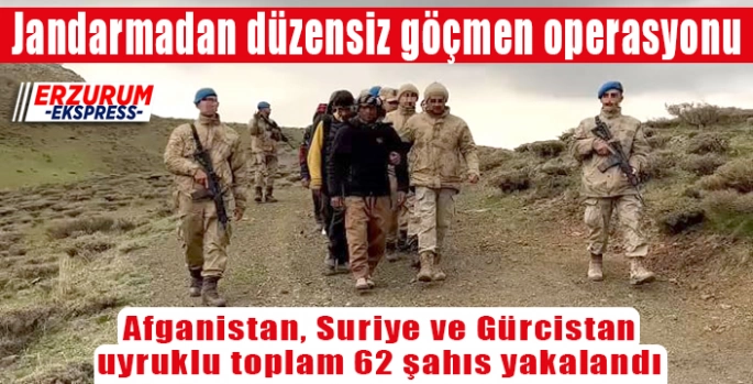 Jandarmadan düzensiz göçmen operasyonu