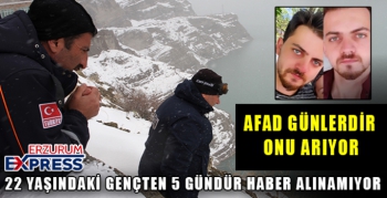 22 YAŞINDAKİ GENÇTEN 5 GÜNDÜR HABER ALINAMIYOR