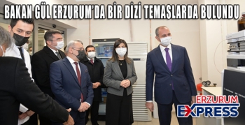  Adalet Bakanı Gül, Erzurum Adli Tıp hizmet binasının açılışını yaptı, şehit ailelerini ziyaret etti