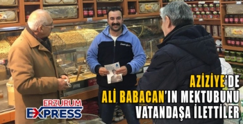 Ali Babacan’ın mektubunu vatandaşa ilettiler