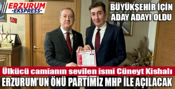 CÜNEYT KİSHALI ADAY ADAYI OLDU