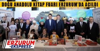 Doğu Anadolu Erzurum kitap fuarı açıldı